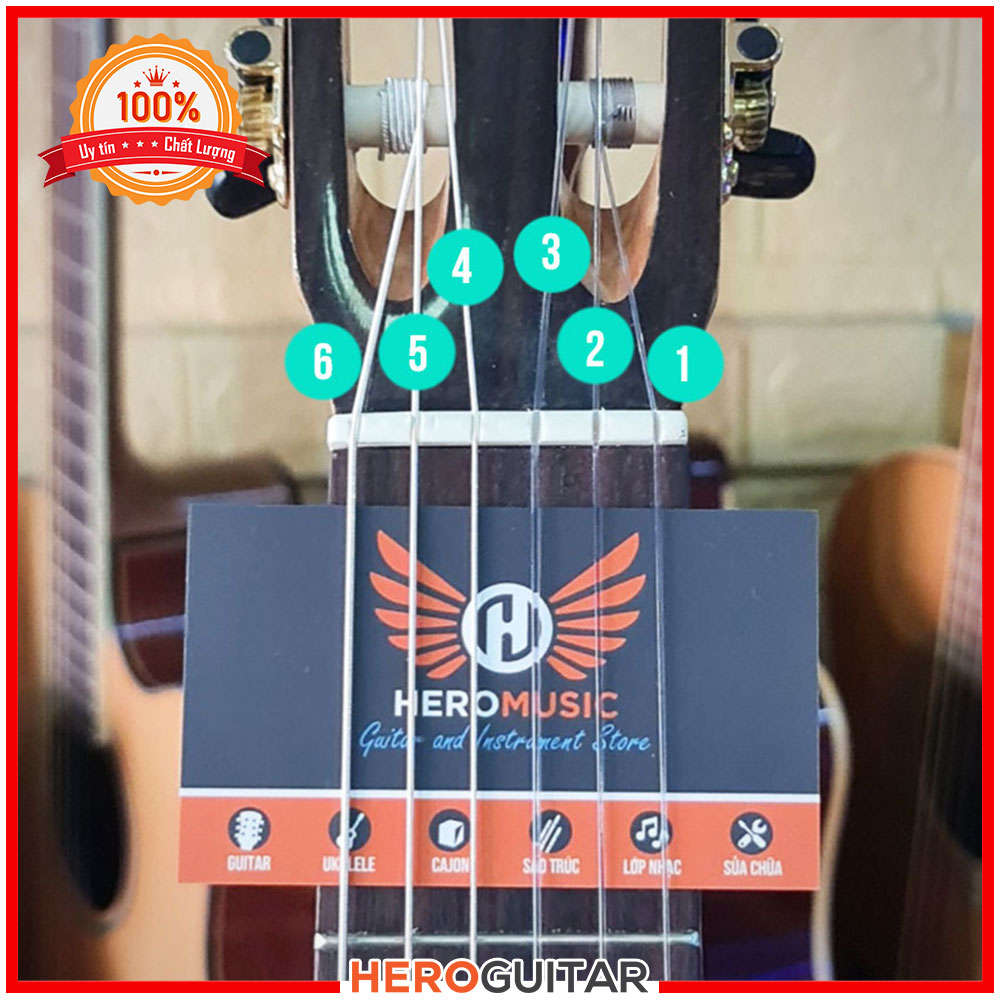 [Bán lẻ từng sợi] - Dây đàn Guitar Classic - Dây nylon hãng Alice [Mã AC130]
