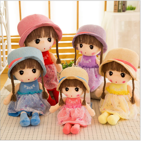 Búp bê nhồi bông siêu dễ thương cao 45cm