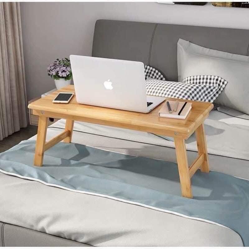 Bàn gỗ gấp gọn chân thang siêu tiện ích