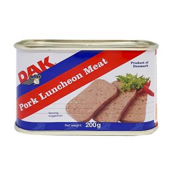 [CHÍNH HÃNG] Pate thịt heo Luncheon Meat 200g - DAK - Date 10/2024