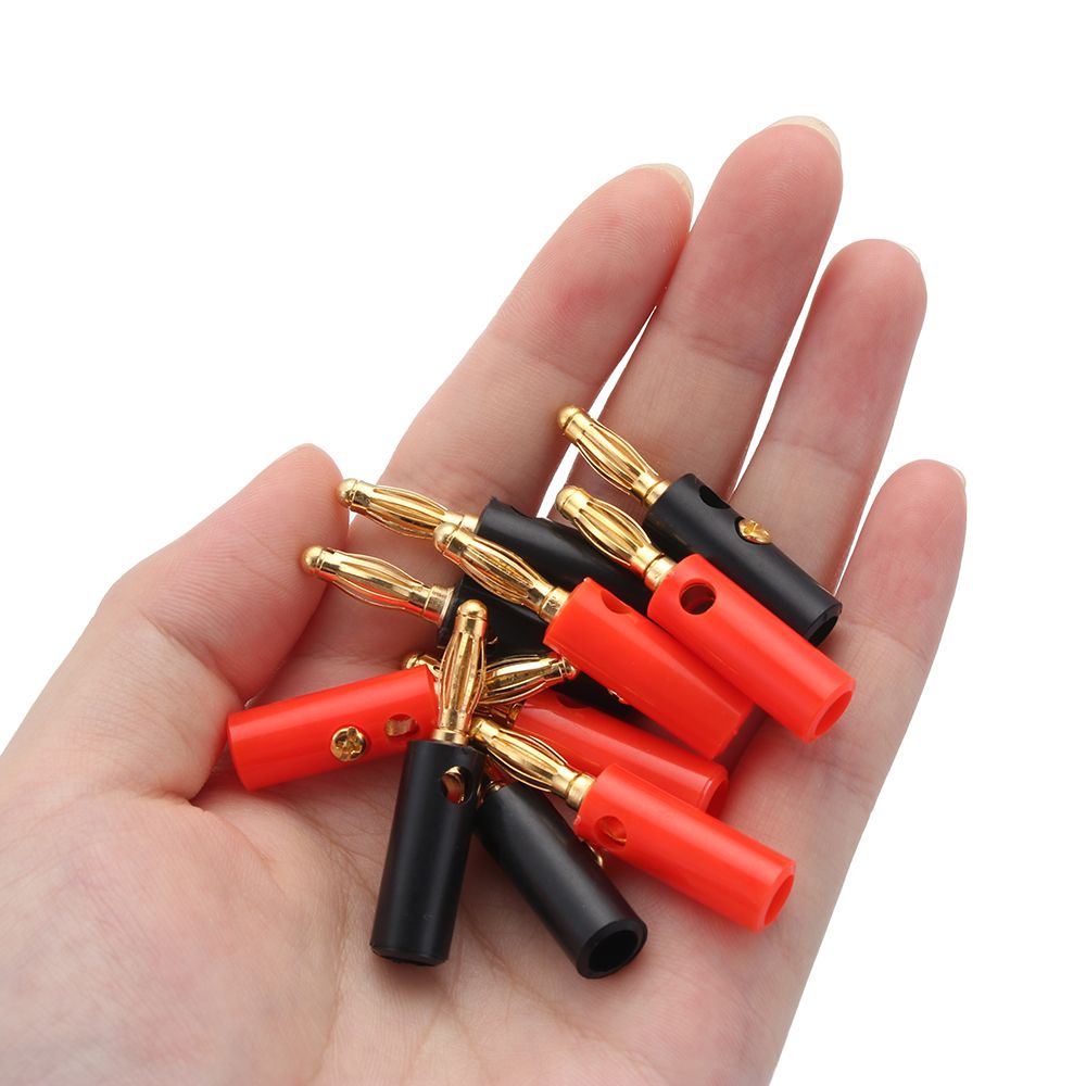 Jack bắp chuối 4mm chuôi cắm đực cái tự chọn
