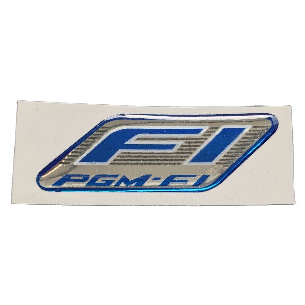 Tem LOGO chữ FI PGM-FI tem đổ nhựa dán các loại xe máy (màu xanh dương)