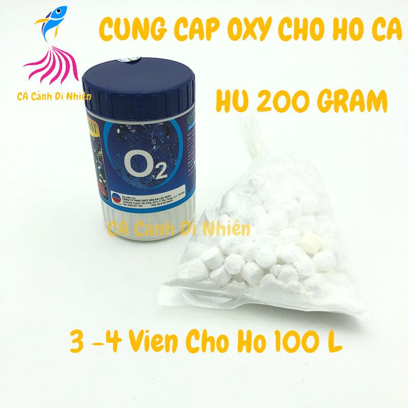 Hũ OXY FAST 200 Gram cung cấp oxy cấp tốc cho hồ cá