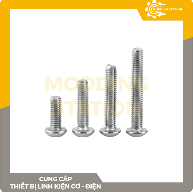 Ốc Lục giác đầu DÙ inox 304 size M1.6x3mm, M1.6x4, M1.6x5mm, M1.6x6, M1.6x8mm