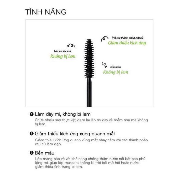 [HCM]Chuốt mi Missha 4D Mascara 7g