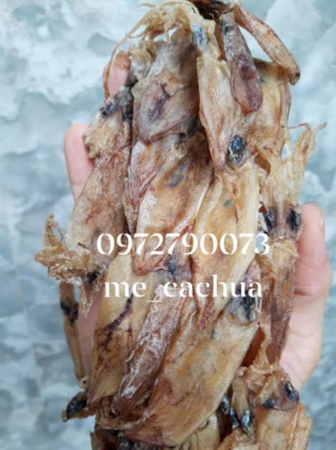 Khô mực chuối làm sạch ruột (500G, bỏ đầu + ruột + túi mật)