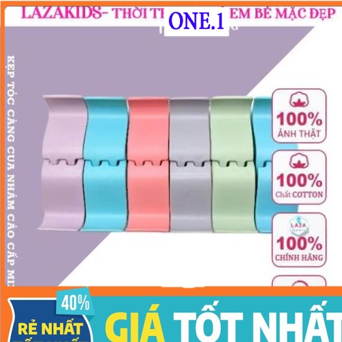 Trùm sỉ Giá sỉ Set 12 kẹp càng cua 5 răng HÀN QUỐC LAZAKIDS  nhám mix 6 màu cao cấp ĐẸP XINH HOTTRENDS 2022 T-SHIRT1990 Giá rẻ