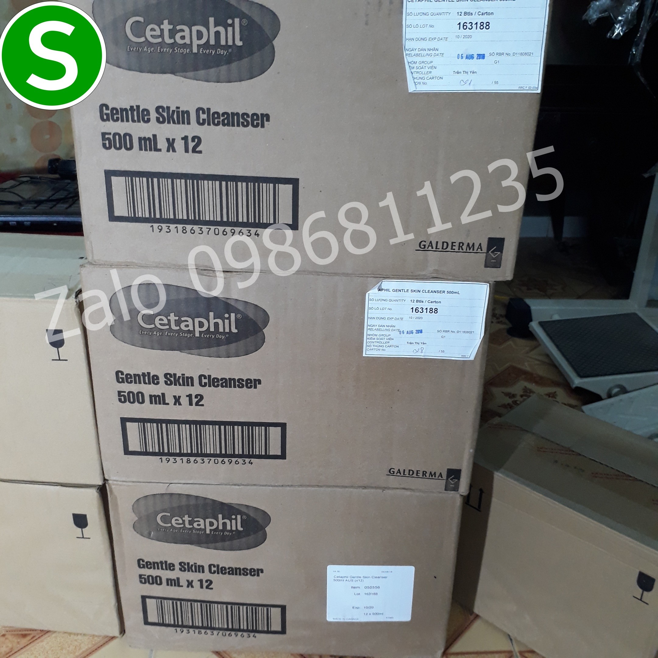 [HCM]HSD 4/22  Sữa rửa mặt Cetaphil 500ml CANADA - [HÀNG CTY có tem phụ TV]