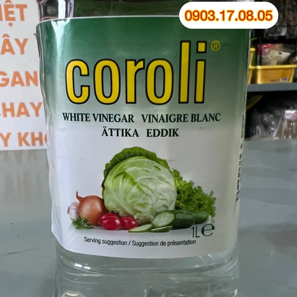 Dấm trắng Coroli (1L)