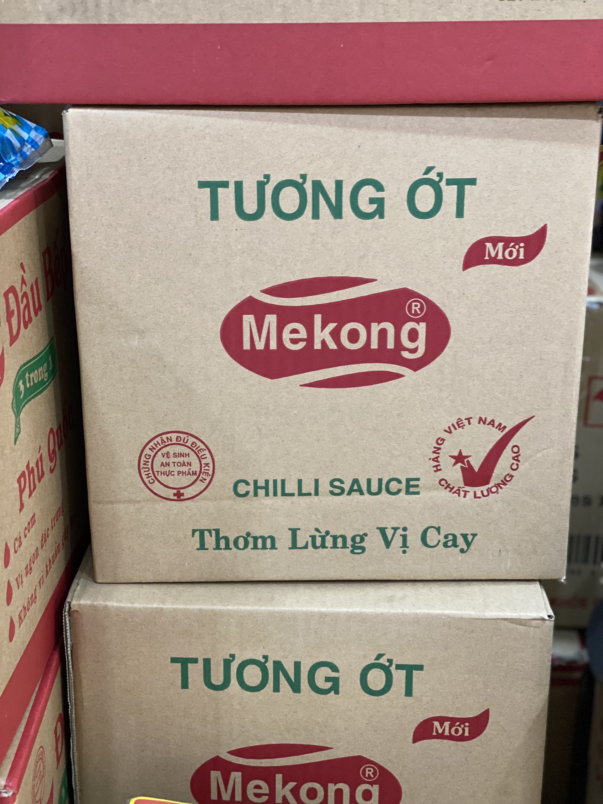 ( combo 4 chai) Tương ớt Mekong Ngon 900gr