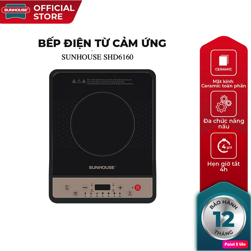 [3 NGÀY SALE ] BẾP TỪ ĐƠN SUNHOUSE SHD6160