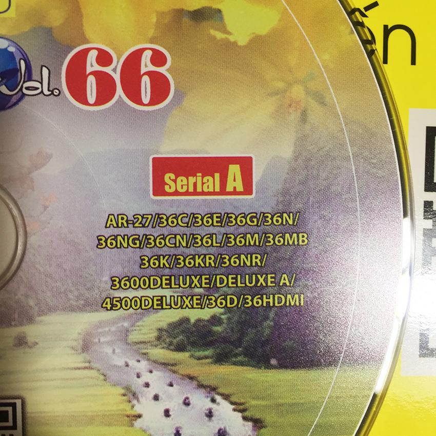 [HCM]Đĩa Karaoke Arirang mới nhất Vol 66 (SERIAL A)
