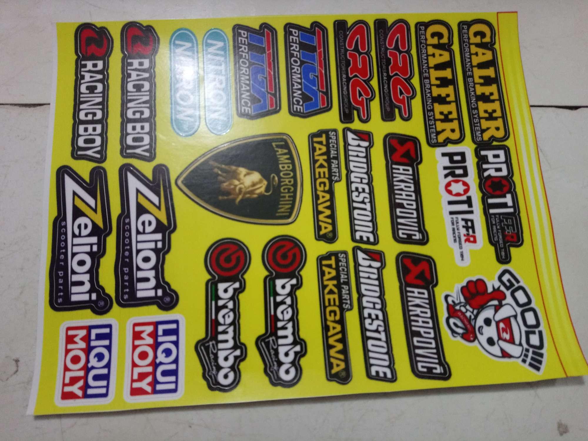 tem tấm logo dán xe máy trọn bộ 18x25cm