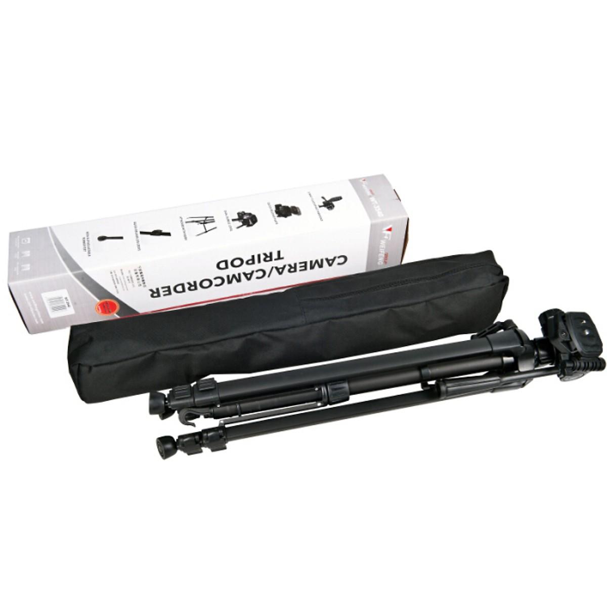 Chân đế tripod chuyên nghiệp cho điện thoại và máy ảnh Weifeng WT3520