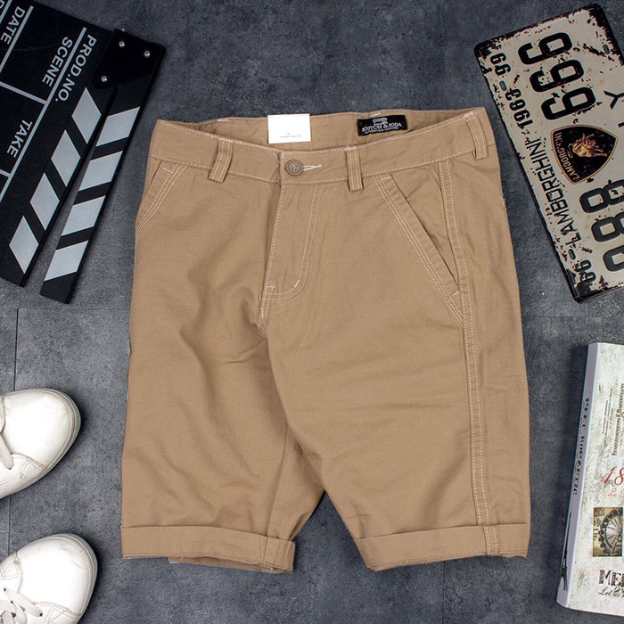 Quần short nam Kaki cao cấp thời trang Hàn Quốc vải đẹp - tongkhothoitrang8888