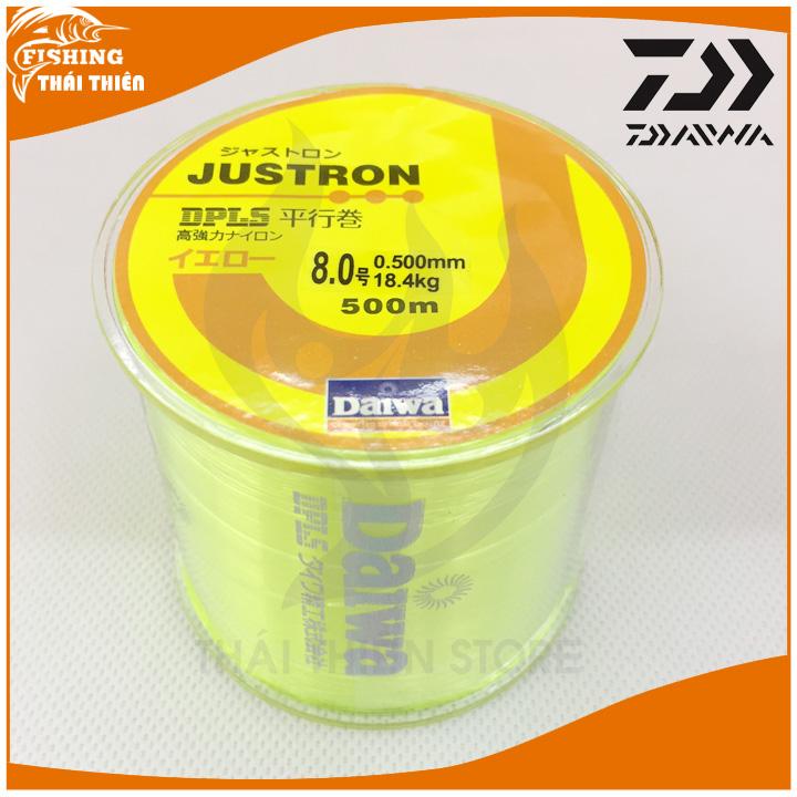 [HCM]Dây cước câu cá Justron vàng (Cuộn đủ 500m)
