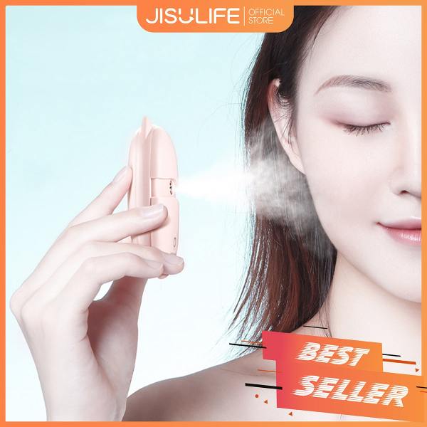 Máy phun sương nano xông hơi mặt cầm tay mini Jisulife BS01- 15ml cấp ẩm tươi mát cho làn da, chống trôi phấn trang điểm và dễ dàng tẩy trang Kitten - Chính hãng Bảo hành 12 tháng)