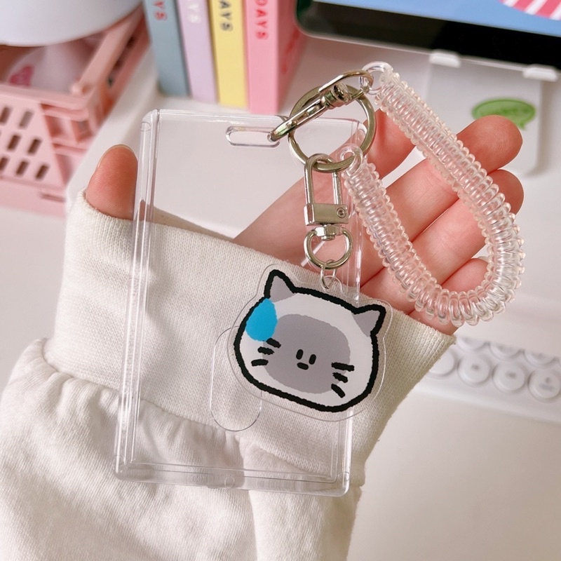 Móc Khoá Top Loader, Bao Trong Suốt Đựng Card, Ảnh Idol