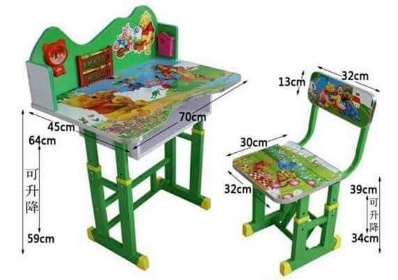 Bàn Học Sinh Họa Tiết Đẹp + ghế