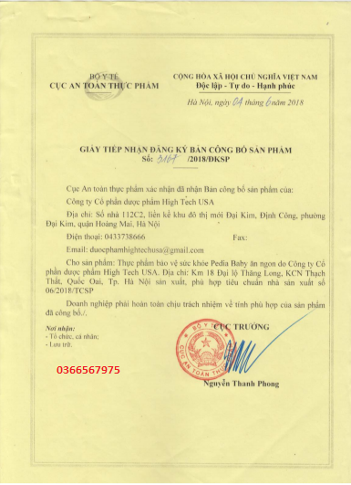 PEDIA BABY Ăn ngon, Ngủ Tốt