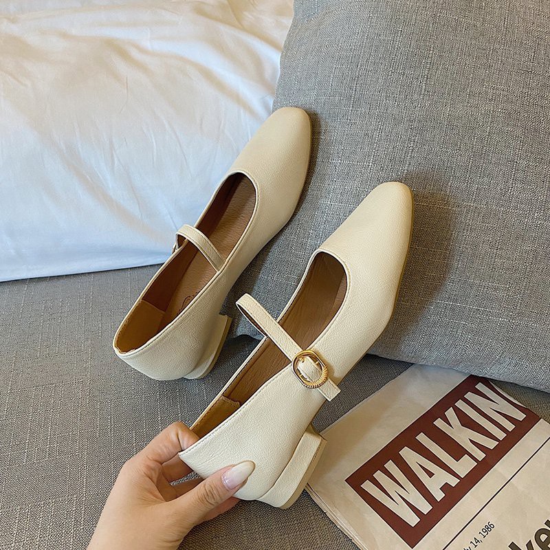 GIÀY DA NỮ MŨI VUÔNG CAO CẤP - MÃ BBP3