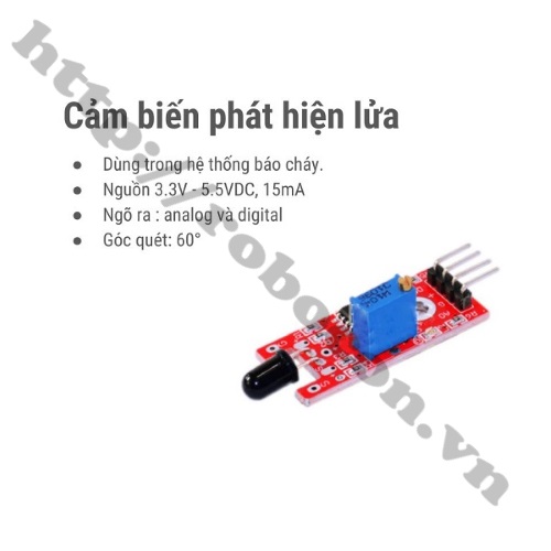 CẢM BIẾN PHÁT HIỆN LỬA