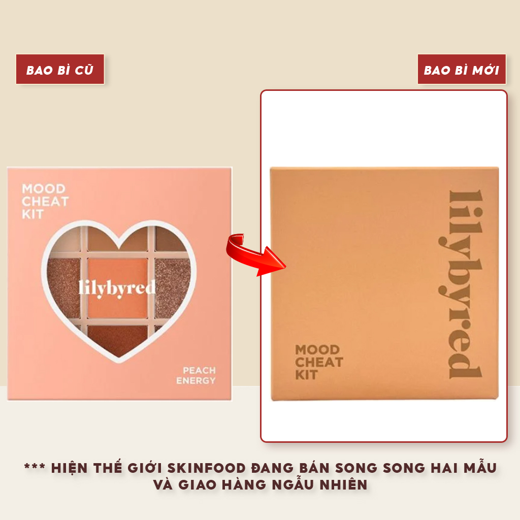Bảng Phấn Mắt 9 Màu Lilybyred Mood Cheat Kit