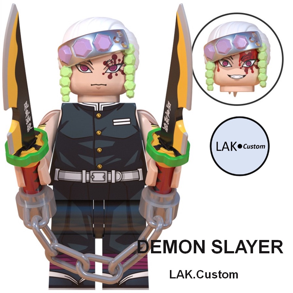 MÔ HÌNH MINIFIGURES KIMETSU NO YAIBA - THANH GƯƠM DIỆT QUỶ - CỬU TRỤ CỘT DEMON SLAYER - TEEN TITANS