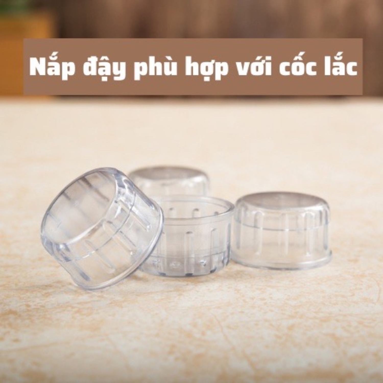 Nắp Bình Lắc Pha Chế Shaker Bằng Nhựa