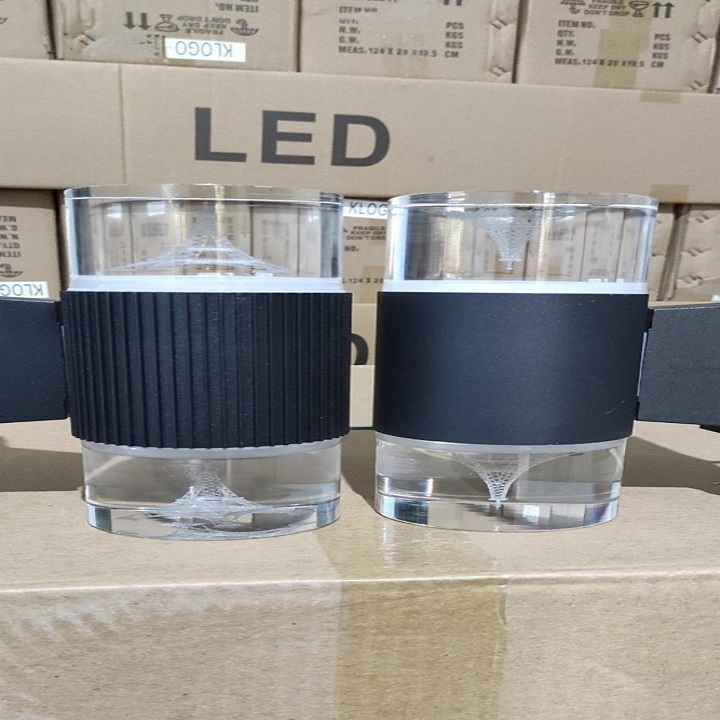 Đèn gắn tường pha lê Led 2 đầu cao cấp-ĐỔI 3 MÀU CHỐNG NƯỚC