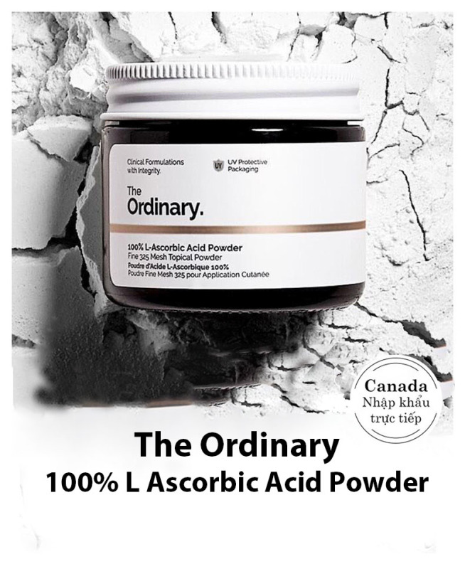 The Ordinary. 100% L-Ascorbic Acid Powder Bột Vitamin C Làm Sáng Da Mờ Thâm Đều Màu Da Tăng Hiệu Quả Kem Chống Nắng Whitening Skin Care giá rẻ