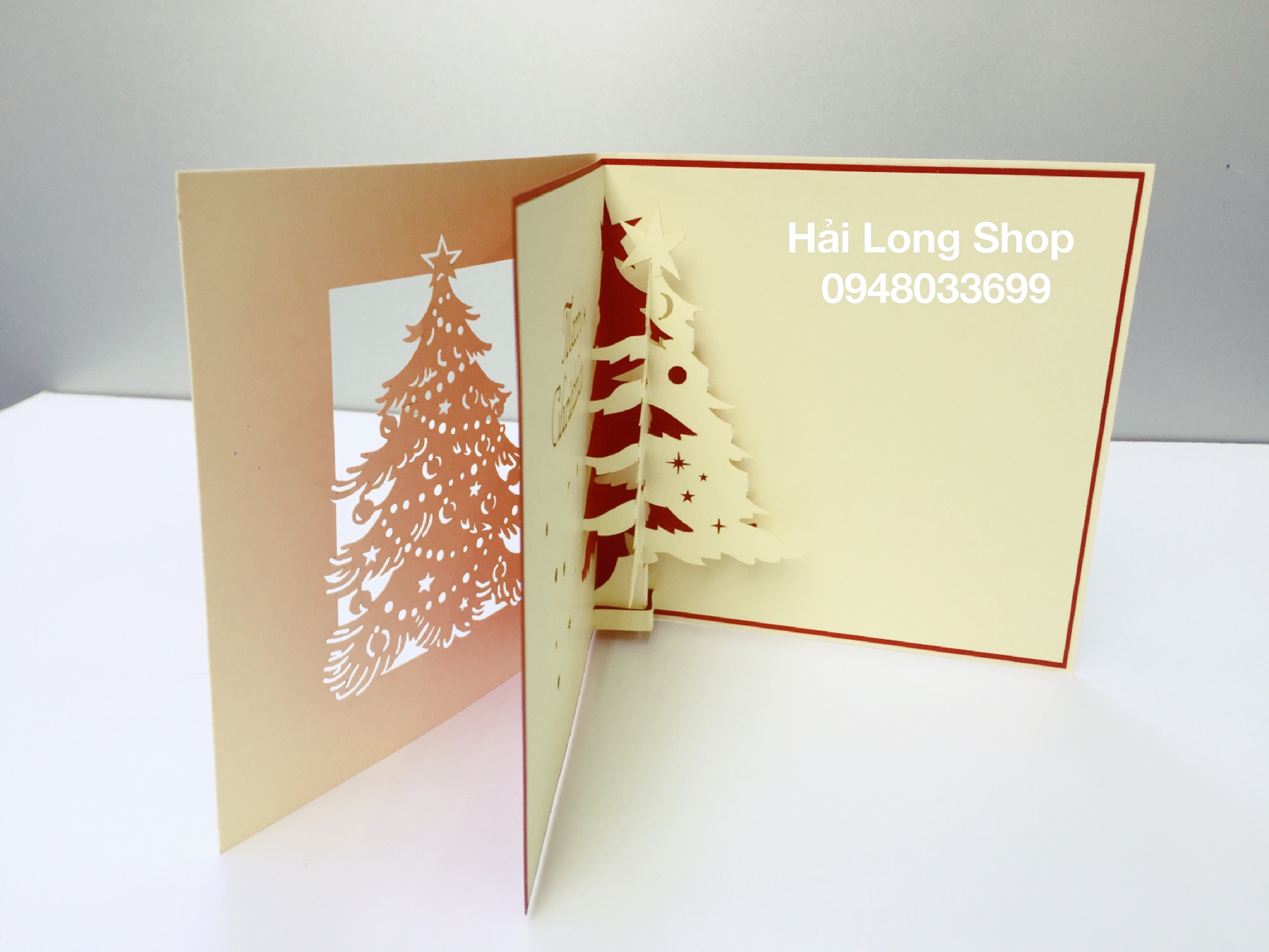 Cây Thông 6 - Noel - Thiệp 3D