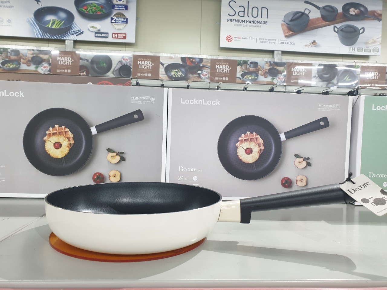 Chảo chống dính decor 24cm lock&lock lde1243ih