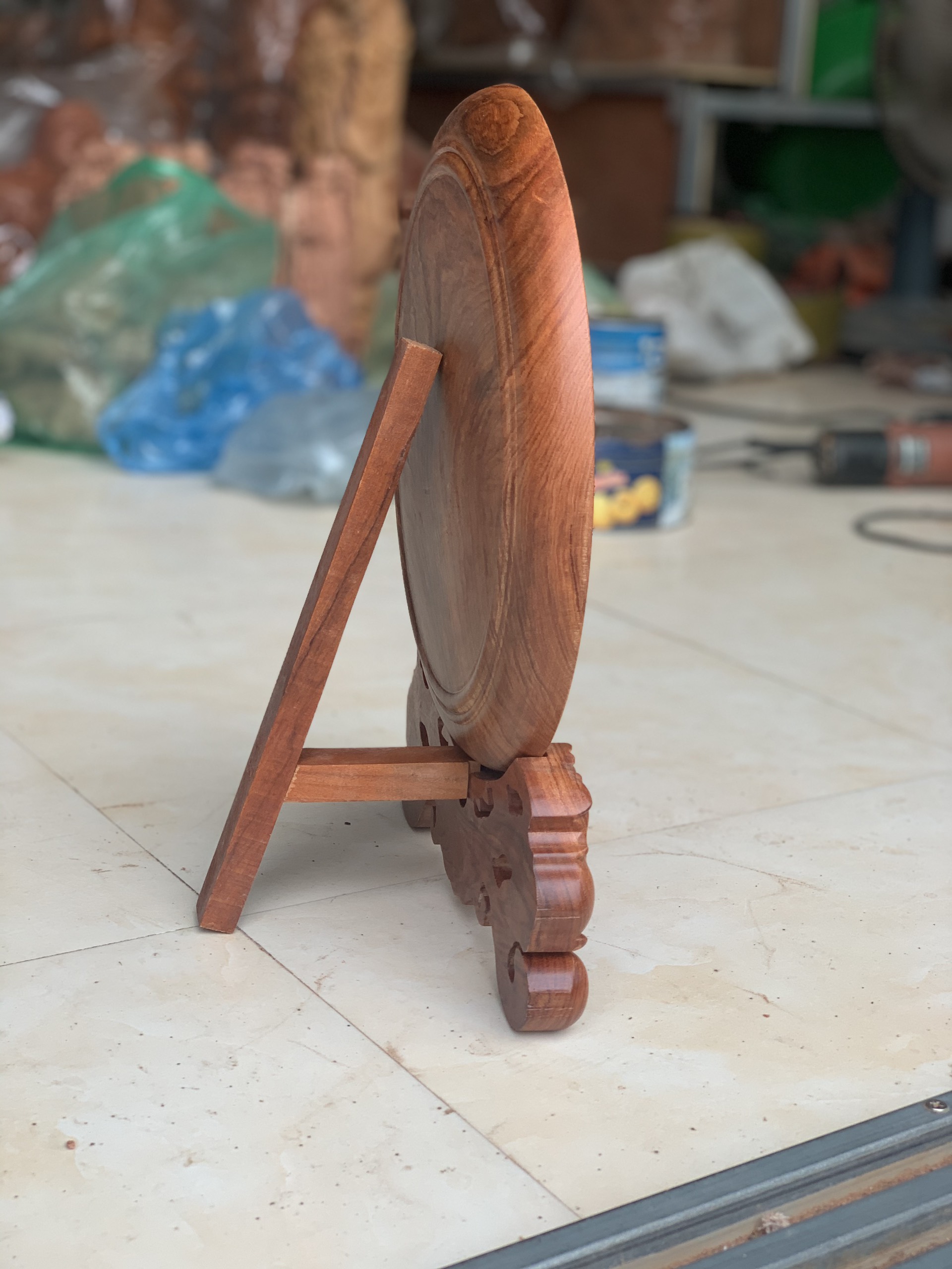 Tranh Đĩa Gỗ (Mẫu Mã Đáo Thành Công ) Siêu Vân Đường Kính 30