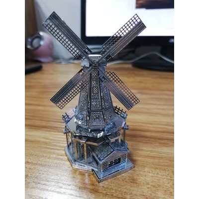 Mô hình 3D kim loại lắp ráp Cối xay gió [Chưa lắp]