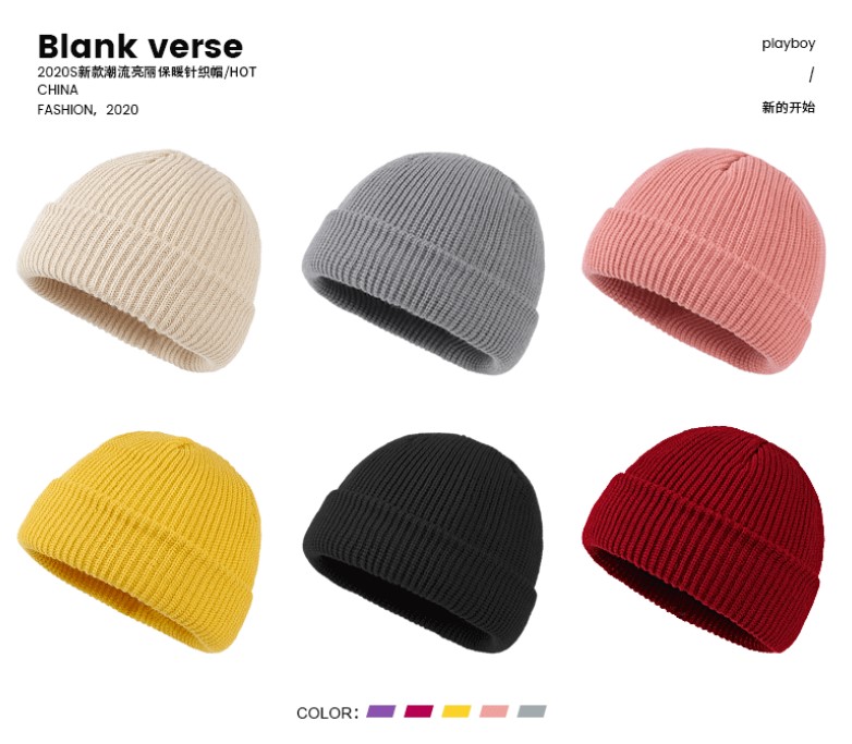 Nón Mũ Len Beanie Phong Cách Hip Hop Hàn Quốc - Nhiều Màu Lựa Chọn