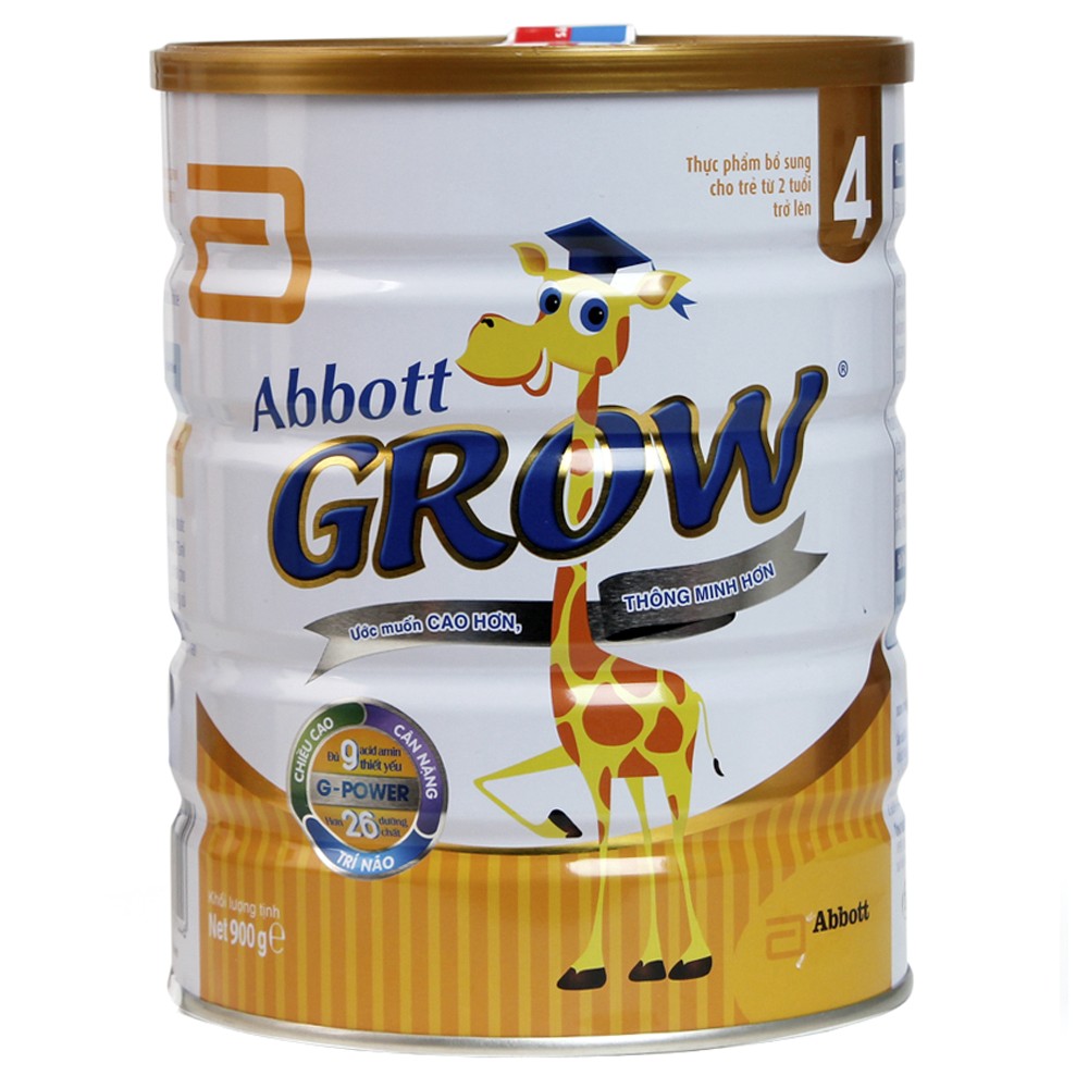 Sữa Abbott Grow 4 900g (trẻ từ 2 tuổi trở lên)