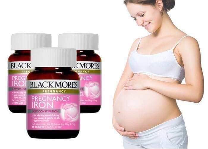 Sắt cho bà bầu Blackmores Úc 30v