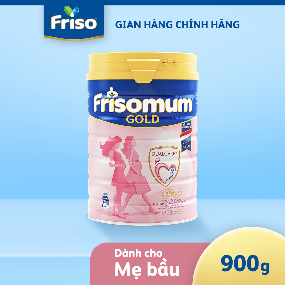 Sữa bột Frisomum Gold hương cam 900g