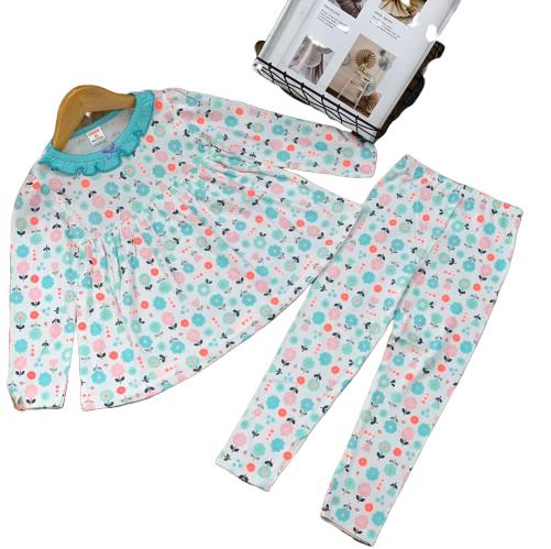Bộ thun tay dài đẹp set 2 bộ cho bé gái size đại từ 21 -40 kg - đồ bộ thun borip size đại cho bé gái mặc ngủ