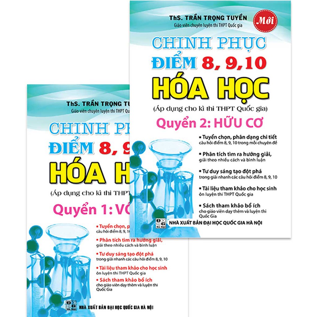Sách - Combo Chinh Phục Điểm 8,9,10 Hóa Học