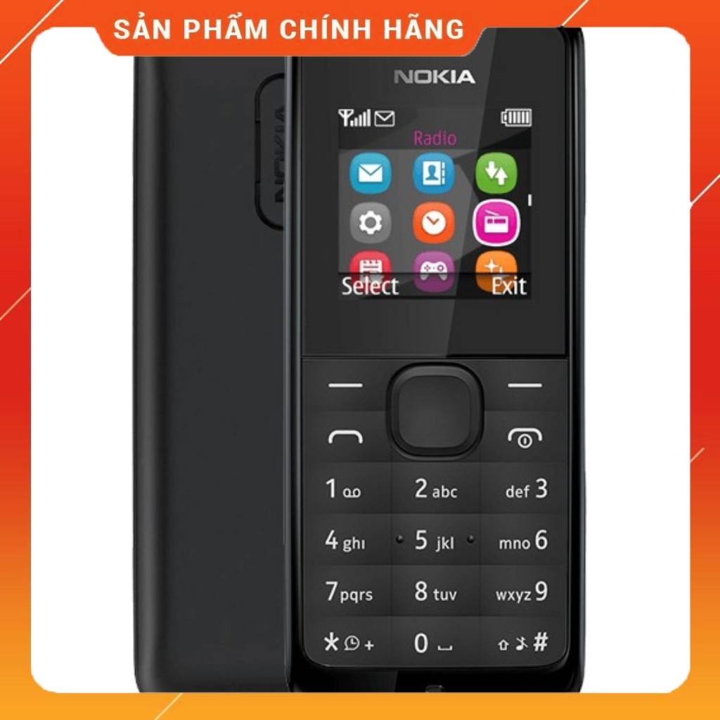 [XẢ KHO HÀNG CHÍNH HÃNG] Điện thoại 105 (1sim) đủ phụ kiện