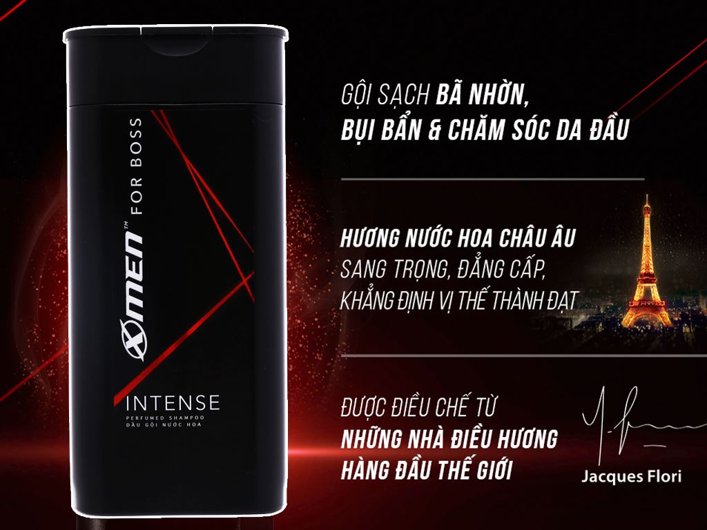 Dầu gội nước hoa X-Men For Boss Intense 380g