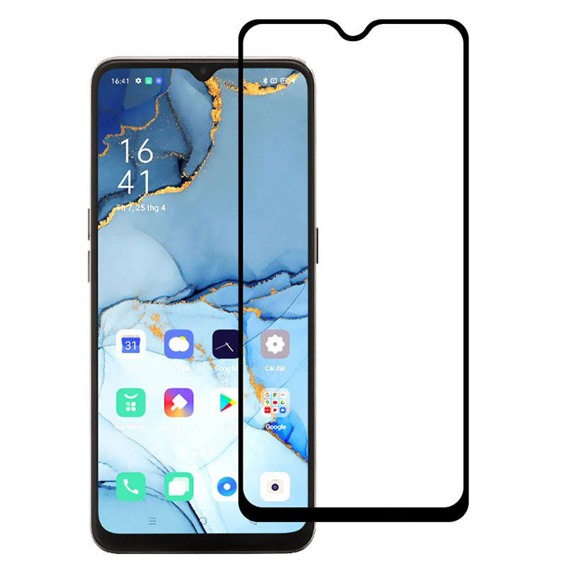 Kính cường lực Oppo Reno 3 kính FULL màn hình FULL keo