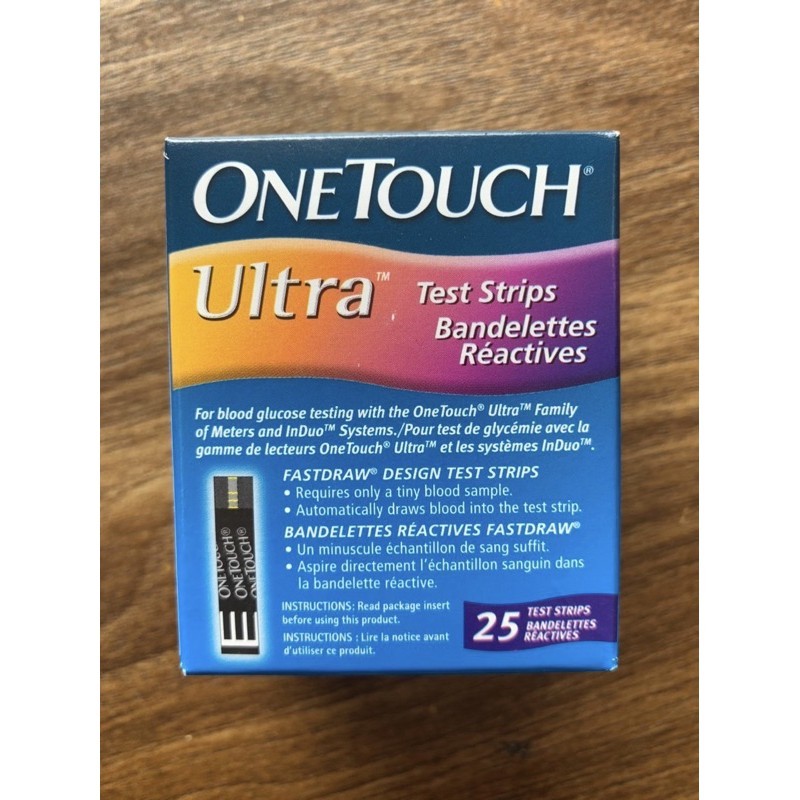 Hộp 25 que thử đường huyết OneTouch Ultra cao cấp