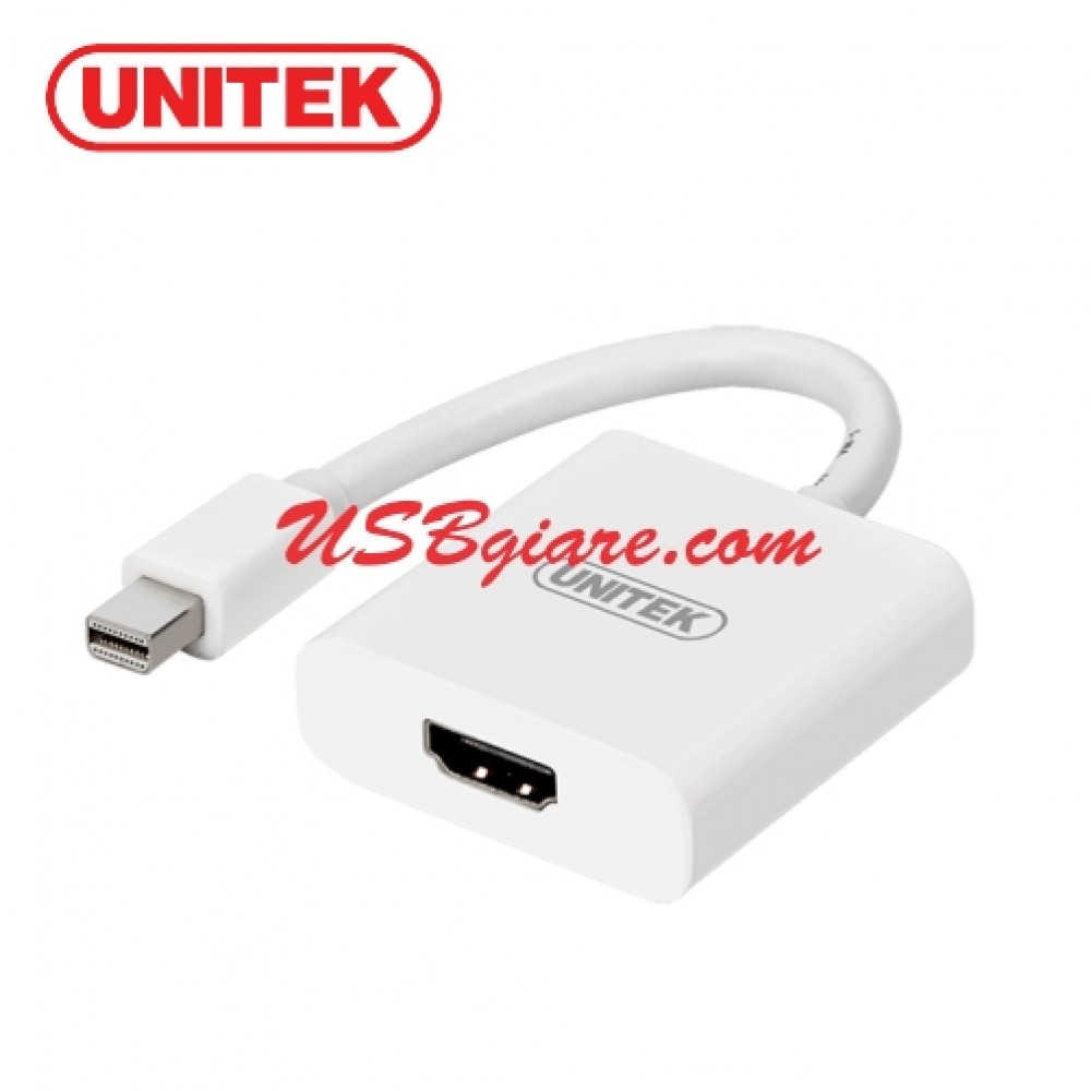 Cáp mini displayport to hdmi unitek y-6325