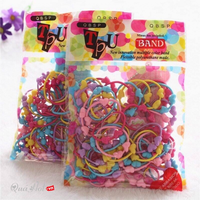 Chun buộc tóc cho bé - 50 cái