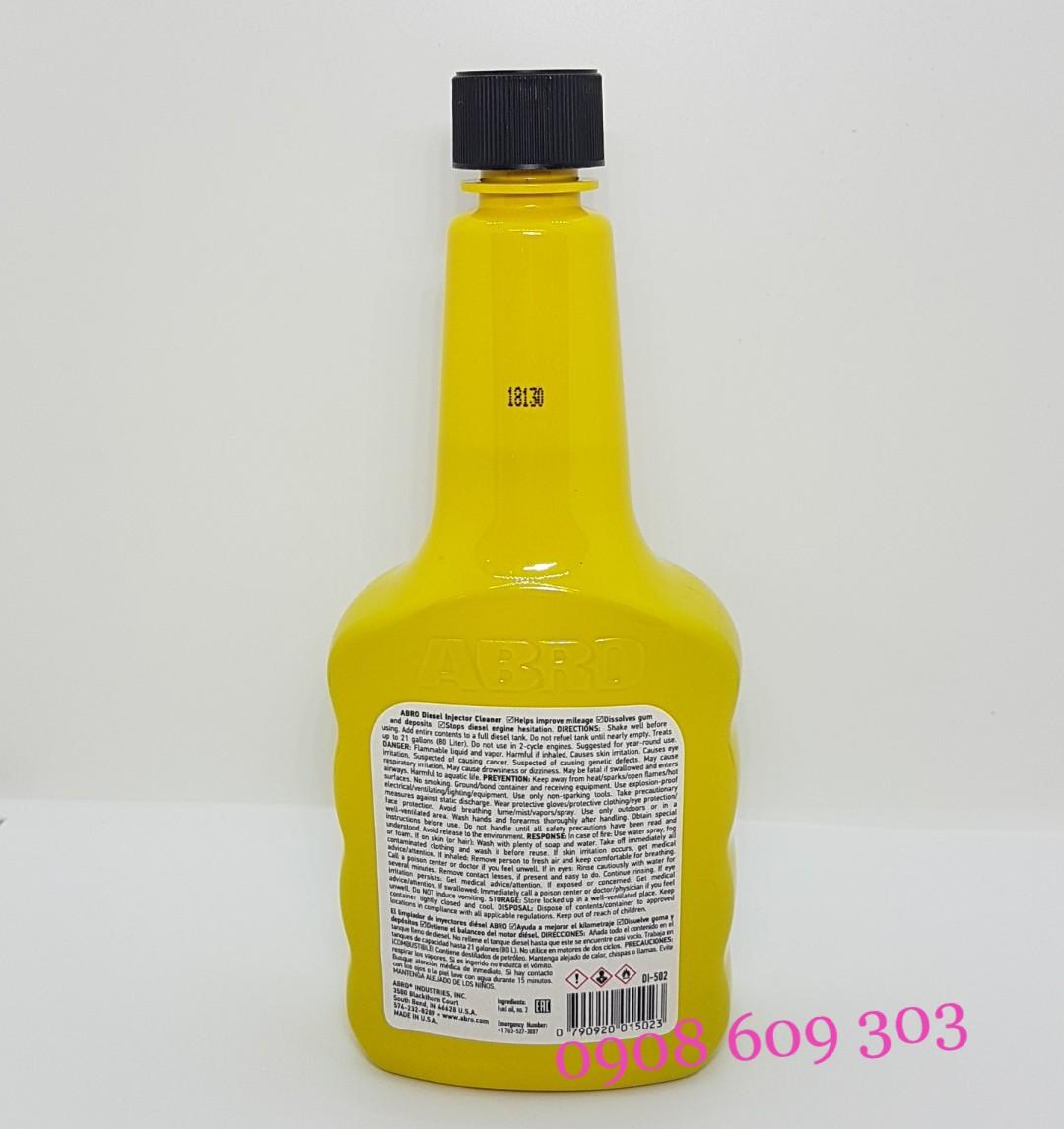 Dung Dịch Súc Béc Dầu ABRO-DIESEL INJECTOR CLEANER 354ml