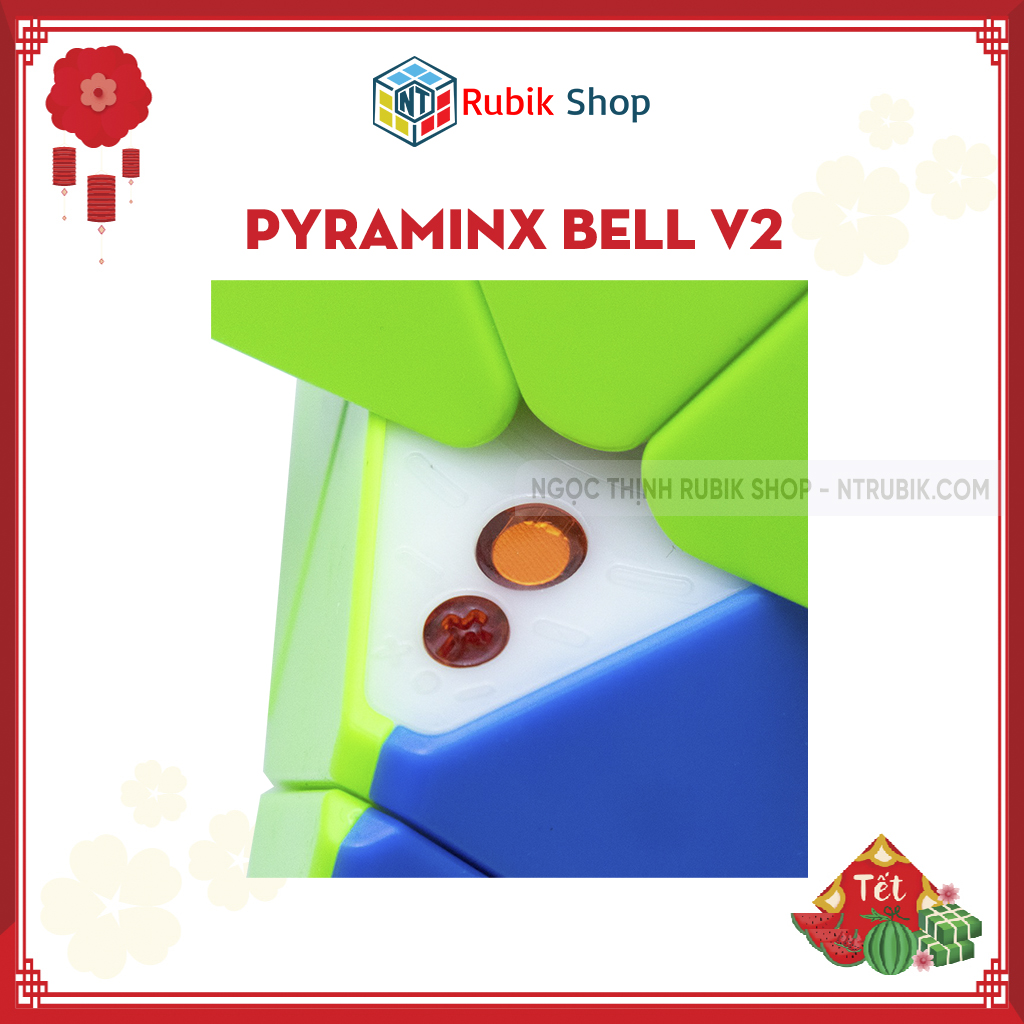 [Siêu Phẩm] Rubik QiYi Pyraminx X-man Bell Stickerless