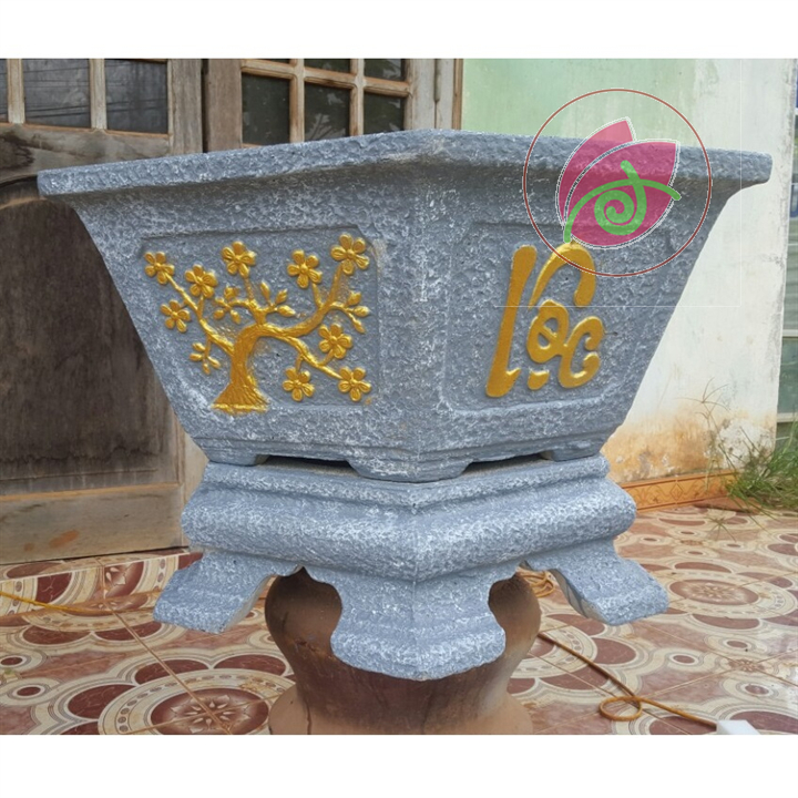 Sơn chậu màu Xám đậm DOLPHIN hệ nước 1kg